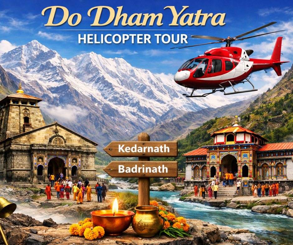 From Dehradun: 4 Day Kedarnath Badrinath Yatra - Helicopter Tour