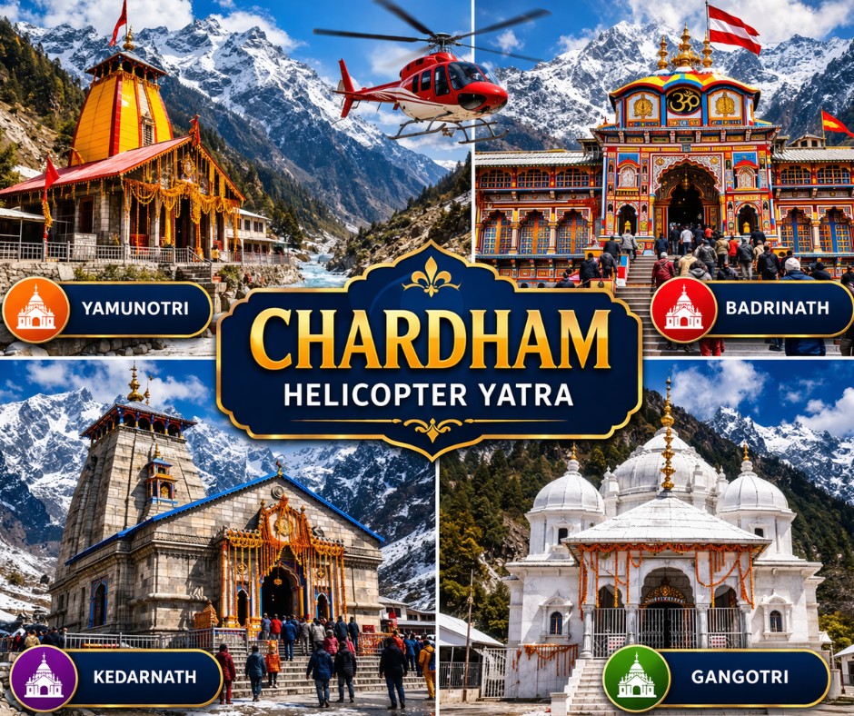 From Delhi: 6 Day Chardham Yatra - Helicopter Tour
