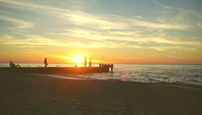 Beautiful Sunset from Beaches