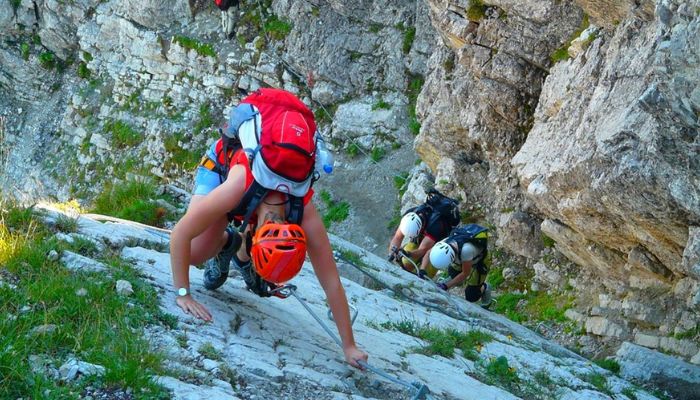 Rock climbing