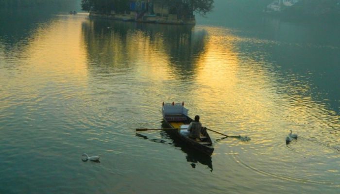 Boating at Bhimtal Lake