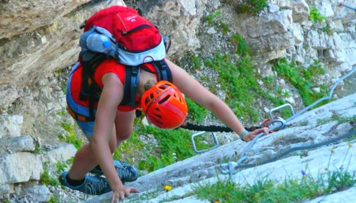 Rock climbing