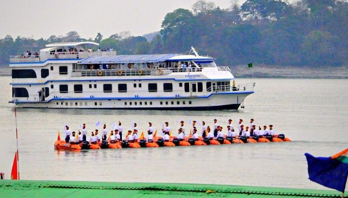 Enjoy cruising on the Brahmaputra River