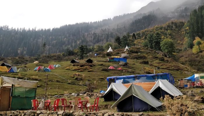 Trekking in Campground