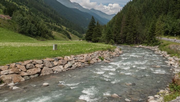 Banks of river Shaliganga