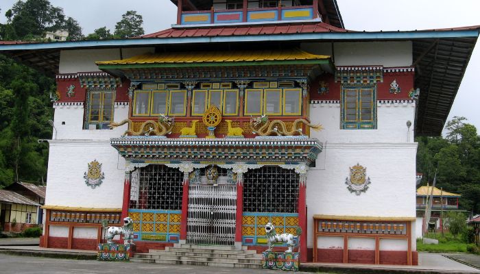 Divine visit at Lachen Monastery