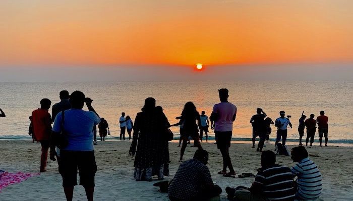 Sunset at Laxmanpur Beach