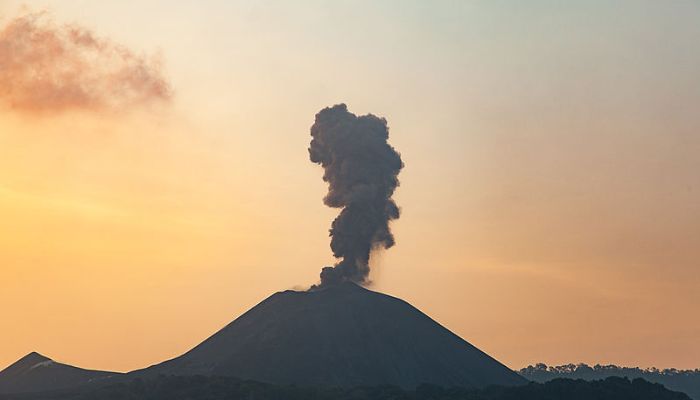 Volcano at the Barren Island