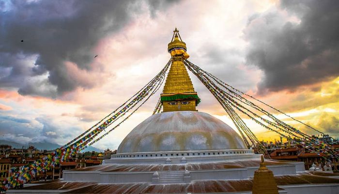 Tibetan Stupas and Monasteries