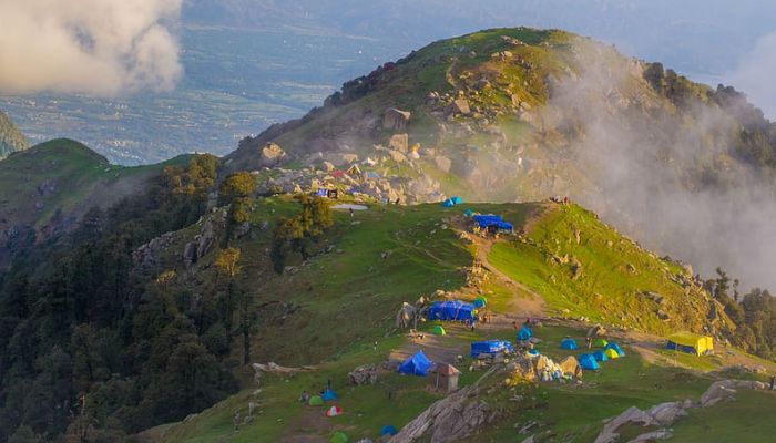 Trekking to Triund